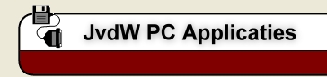 JvdW PC Applicaties